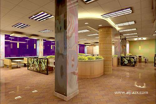 在鄭州開一家快餐店，快餐店怎樣裝修設(shè)計(jì)