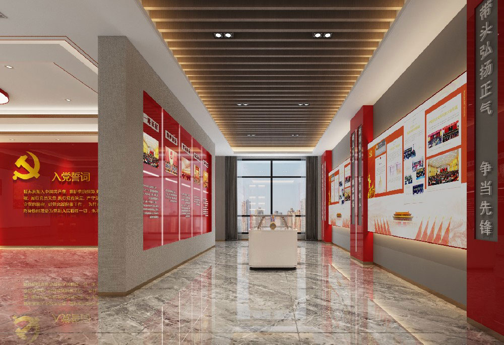 鄭州黨建展廳設(shè)計(jì)方案：傳承紅色精神，展現(xiàn)時(shí)代風(fēng)采