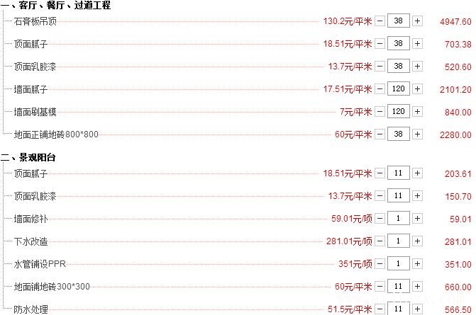 110平米簡單要多少錢？110平全包裝修預(yù)算清單（詳細價格）
